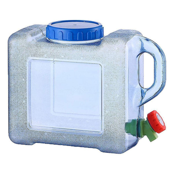Water Container Water Storage Bucket with Faucet Portable Water Canteen for Outdoor Camping Hiking Picnic