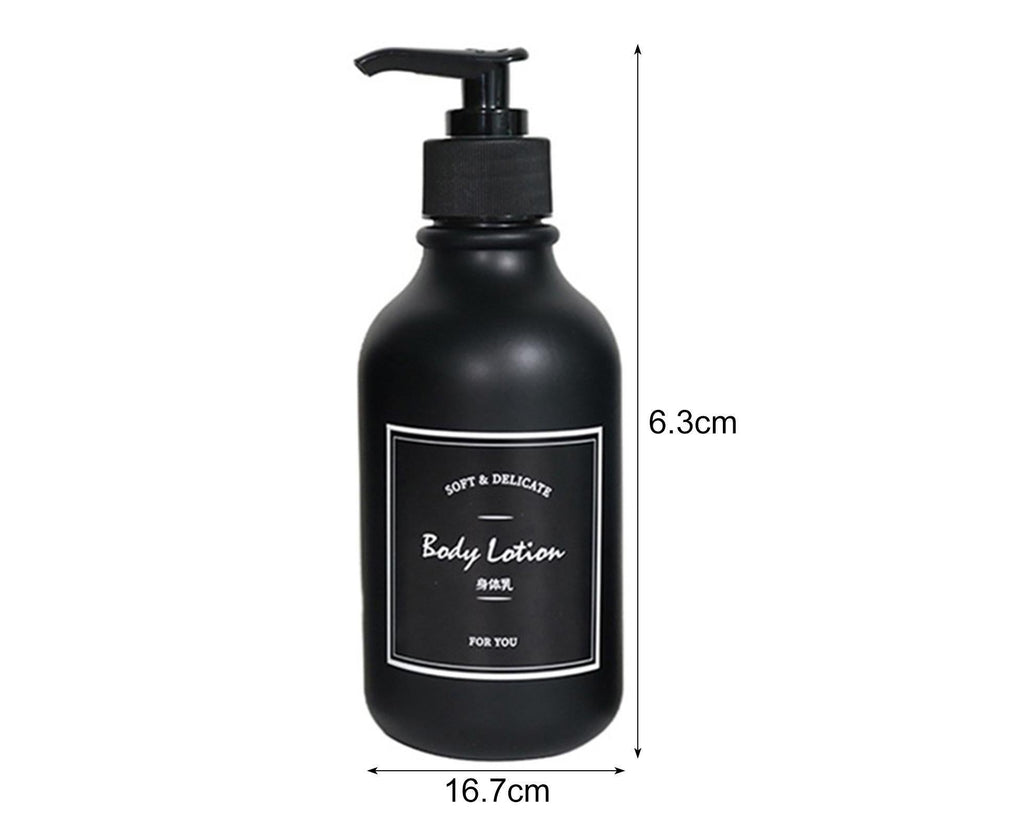 300ml Soap Dispenser Leak-proof Squeezable PET Pump Empty Shower Gel Bottle for Travel