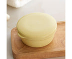 Portable Home Travel Round Plastic Bathroom Shower Soap Storage Seal Box Holder-Pink