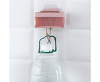 Soap Holder Double Deck Wall Mount No Punching Trace Free Non-slip Storage ABS Self Draining Soap Rack Bathroom Supplies-Pink