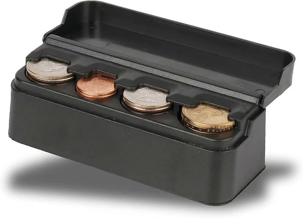 Universal Car Coin Change Organizer Compatible with Coins of Different Sizes, Car Interior Accessories