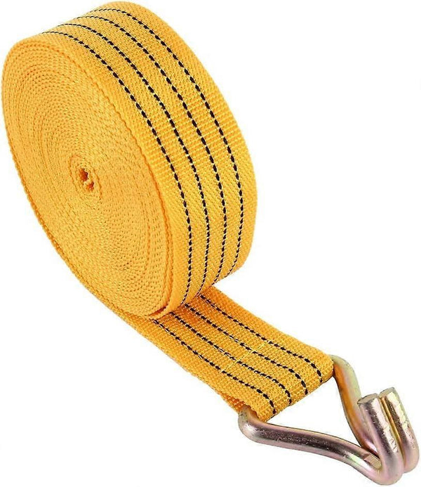10m4.6cm 2 Ton Car Bundled Device with Hook And Buckle High Strength Cable Cord Heavy Duty Recovery Securing Accessories for Cars Trucks Durable