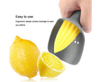 Ergonomic Manual Mini Lemon Squeezer for Lime & Orange (Black)