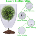 2 Pack Plant Protection Plant Overwintering Cover, Overwintering Protection Veil with Zipper for Trees, Palms, Outdoor Use (80 * 100)
