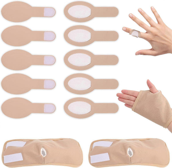 Finger & Hand Castor Oil Wrap Set (12 Pieces)