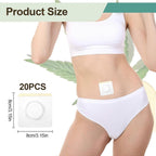 20Pcs Castor Oil Belly Button Patch, Castor Oil Patches Disposable, Castor Oil