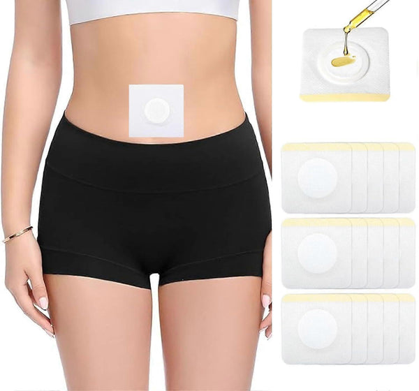Disposable Castor Oil Belly Button Wraps (50 pcs - Oil not included)