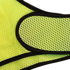 Fluorescent Yellow Reflective Vest with Pocket, High Visibility Sports Gear
