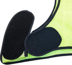Fluorescent Yellow Reflective Vest with Pocket, High Visibility Sports Gear