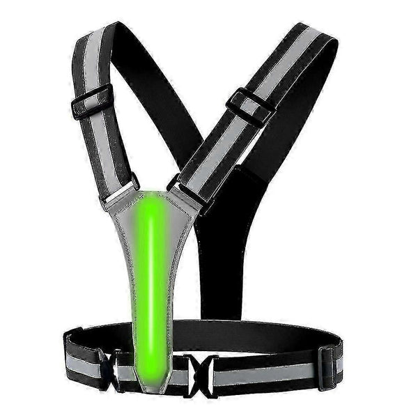 Light Up Reflective Running Vest, Night security Gear for Jogging & Walking