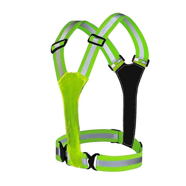 USB Rechargeable LED Vest, Reflective Running Gear for Night Jogging & Cycling