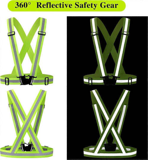 10 Pack Reflective Vests High Visibility security Gear for Men, Women