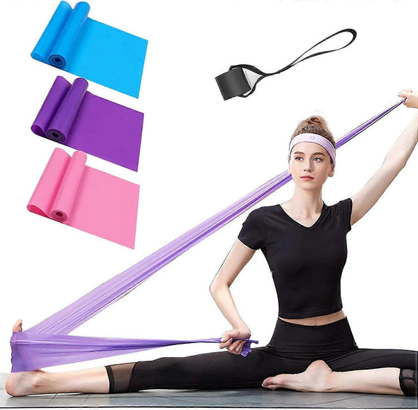 3pcs Elastic Stretch Bands Set for Yoga & Training
