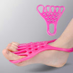 Pink Yoga Leg Flexibility Stretch Strap for Home Gym