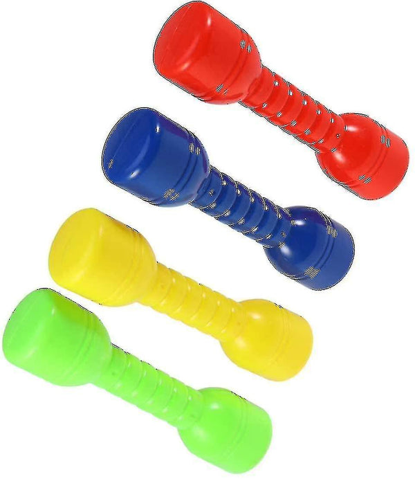 4pcs Babies Dumbbell Set for Yoga & Fitness (Red/Green/Blue/Yellow)