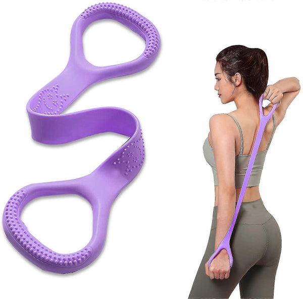 Elastic Resistance Band for Yoga Pilates Stretching & Training