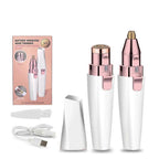 2-in-1 USB Eyebrow Shaver, Electric Facial Trimmer