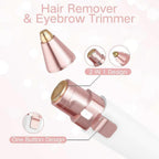 2-in-1 USB Eyebrow Shaver, Electric Facial Trimmer