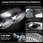 Mini Beard Shaver for Men, LED Display, Compact Series Razor