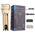 Foil Electric Shaver for Bald Men, Gold Cordless Barber Razor