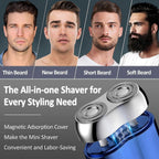 USB Portable Beard Shaver for Men, Mini Cordless Electric Razor