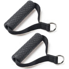 2pcs Rubber Cable Machine Grips, Resistance Band Handle Attachment for Home Gym