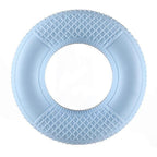 4-Pack Mesh Silicone Grip Circles, Rehab Gym Hand Strength Trainer, 50lb, Blue