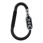 D-Shape Password Lock - Backpack Gym Luggage Carabiner Lock