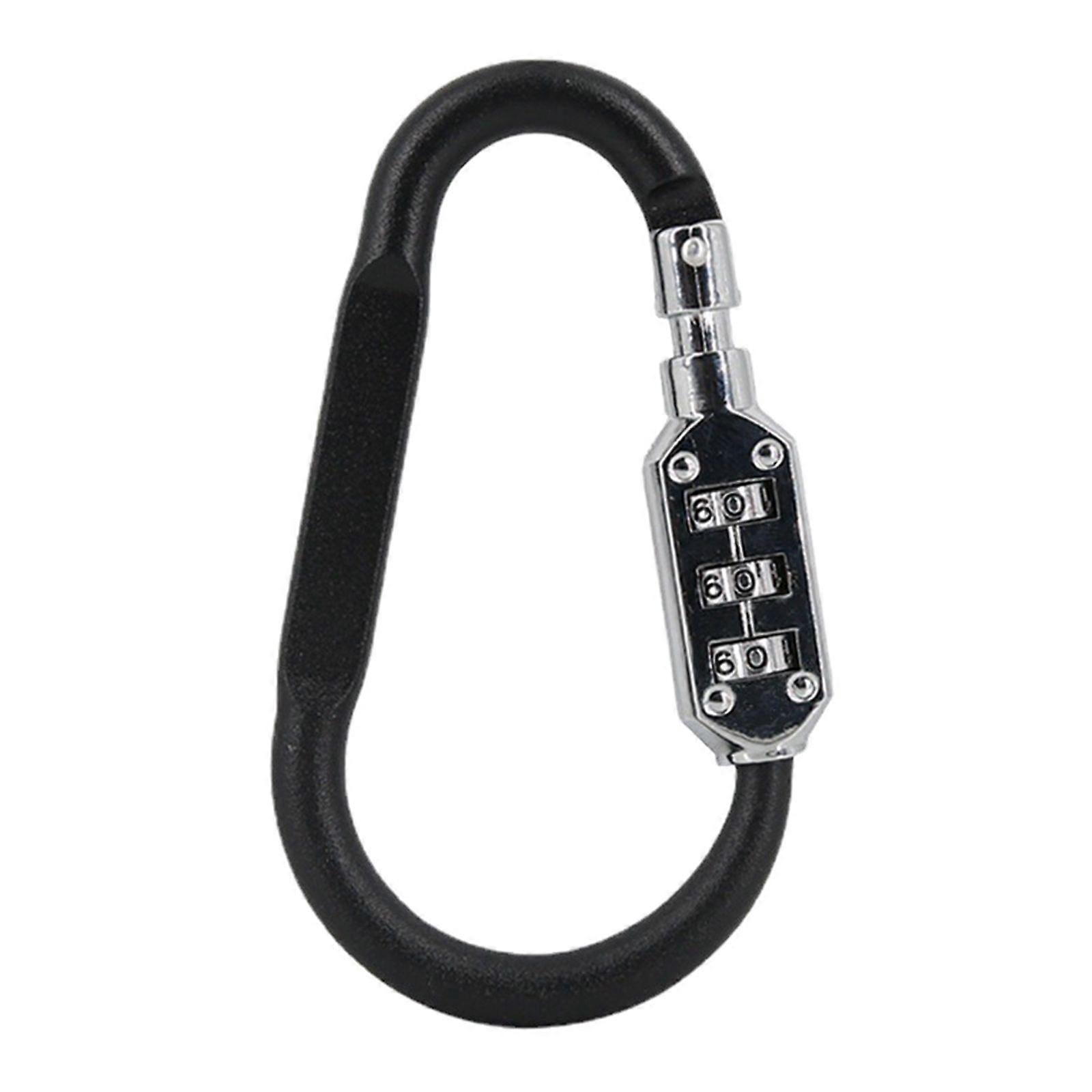 D-Shape Password Lock - Backpack Gym Luggage Carabiner Lock