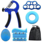 6pc Adjustable Hand Grip Set Kit for Gym Fitness & Strength Training