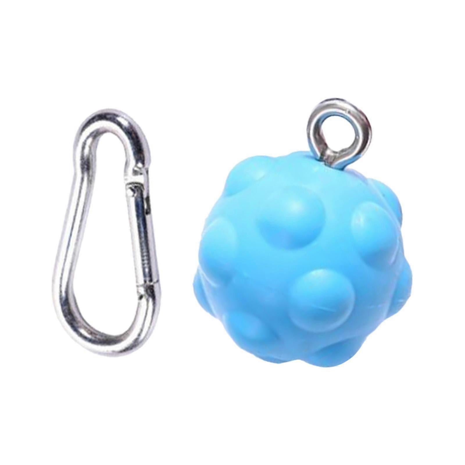 Solid Pull-Up Balls Hand Grip Strengthener with Hook, Non-Slip Forearm Trainer