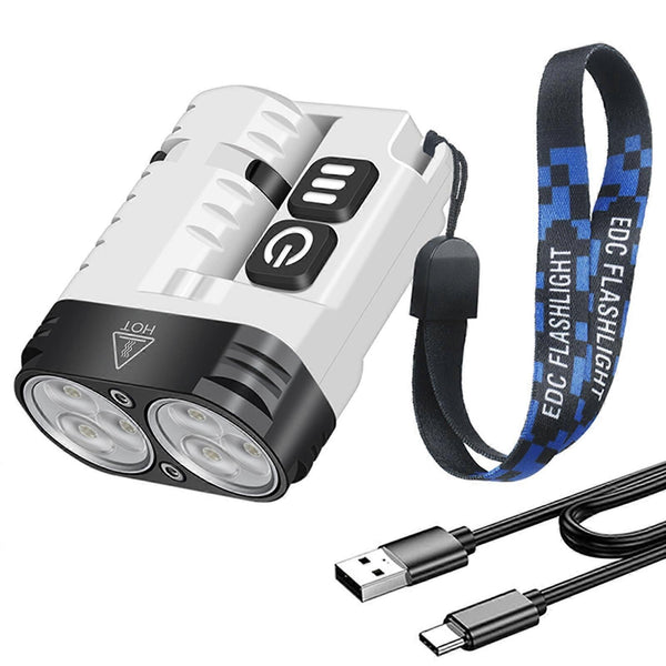 LED Hat Clip Flashlight Waterproof Pocket Torch for Camping and Outdoor Use