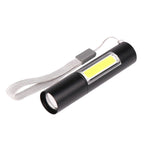 COB Zoom Flashlight Handheld Mini LED Work Light for Home or Outdoor Use