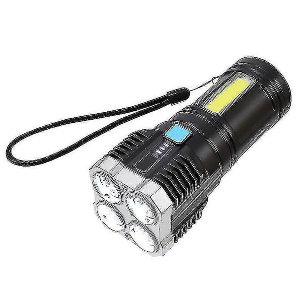 Rechargeable LED Flashlight Multi-Function Outdoor Tactical Torch Light
