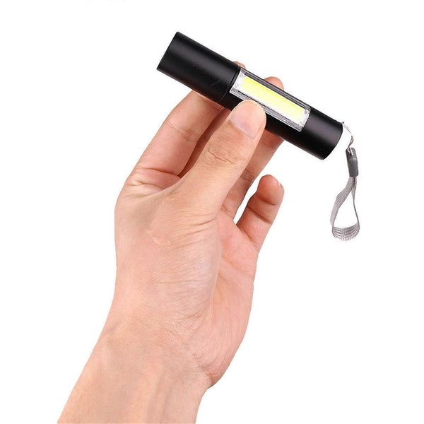 COB Handheld Mini Flashlight Small LED Work Torch for Indoor and Outdoor