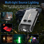 Rotatable LED Flashlight IP65 Waterproof Rechargeable Torch for Camping Use