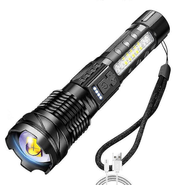 Rechargeable Tactical LED Flashlight Bright Torch for Camping & Emergencies