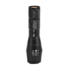 L2 Rechargeable Zoom Flashlight Telescopic LED Torch for Camping & Hiking