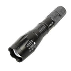 L2 Rechargeable Zoom Flashlight Telescopic LED Torch for Camping & Hiking
