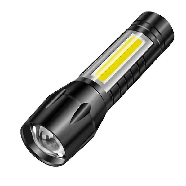 1pc Rechargeable Flashlight Water-Resistant Torch for Hiking and Outdoor Use