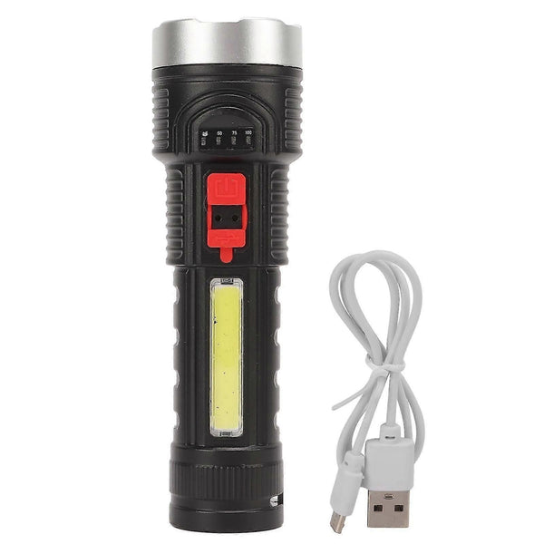 500LM Fishing Flashlight USB Rechargeable Smart Function Portable Torch