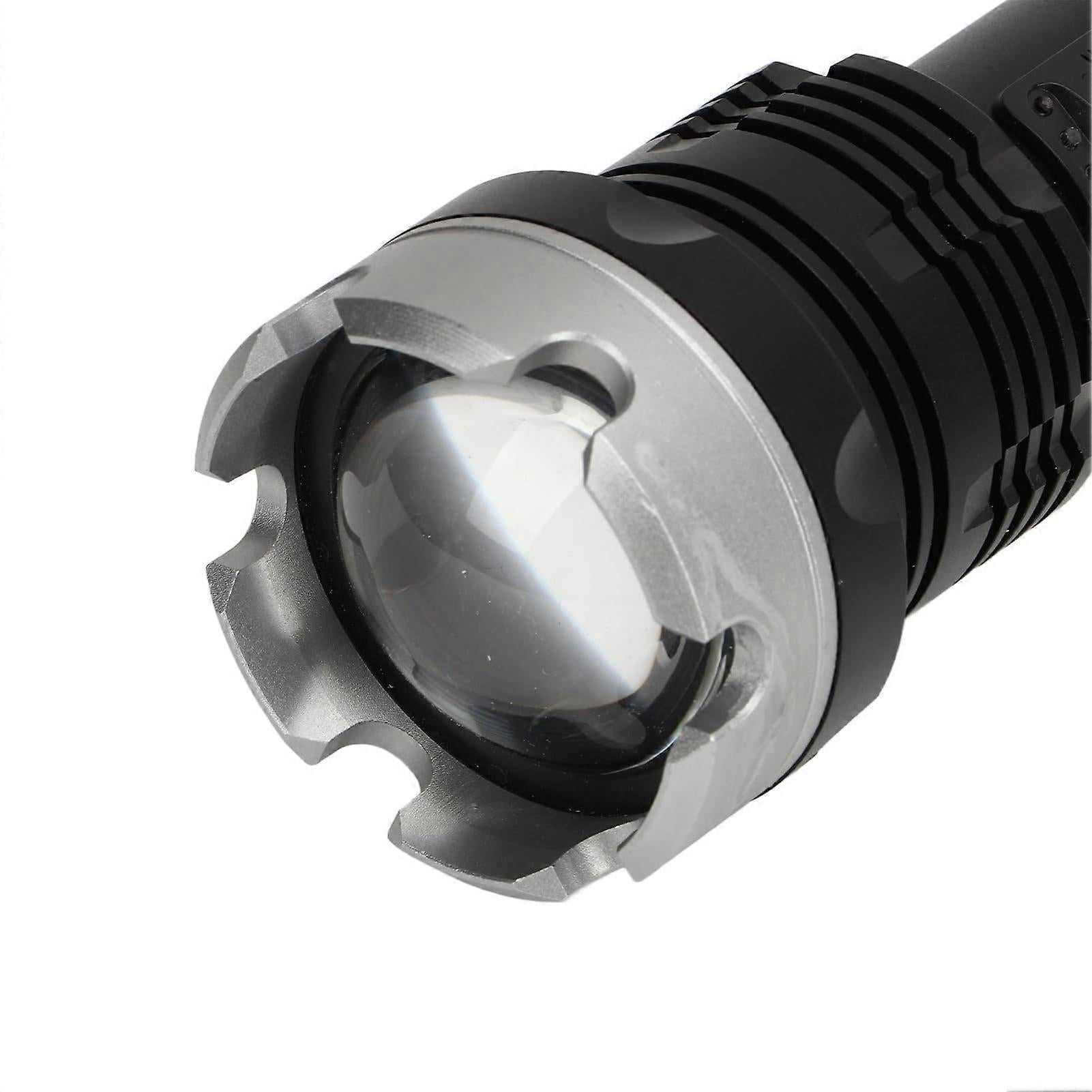 Super Bright Zoomable Flashlight USB Rechargeable Waterproof Aluminum Outdoor Torch