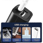 Mini USB Rechargeable Flashlight Built-in Mobile Power Emergency Pocket Torch