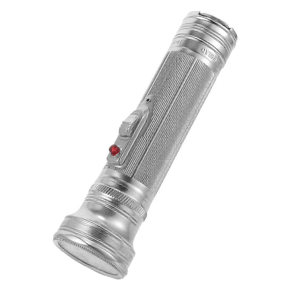Vintage Metal Flashlight Retro Style Outdoor Lighting Portable Torch