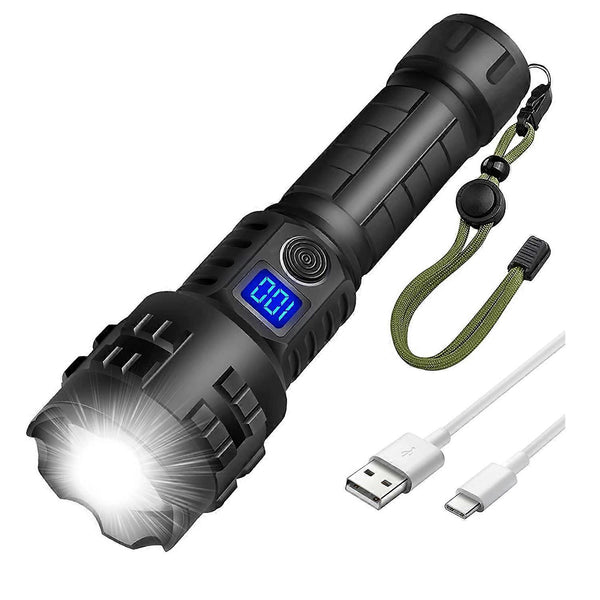 Powerful Pocket Flashlight Super Bright Waterproof Handheld Torch Rechargeable