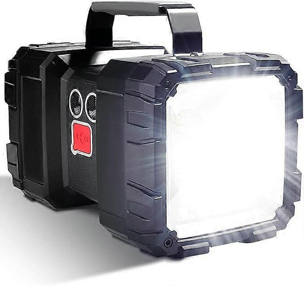 Rechargeable LED Spotlight Flashlight High Power Torch with Focus Beam