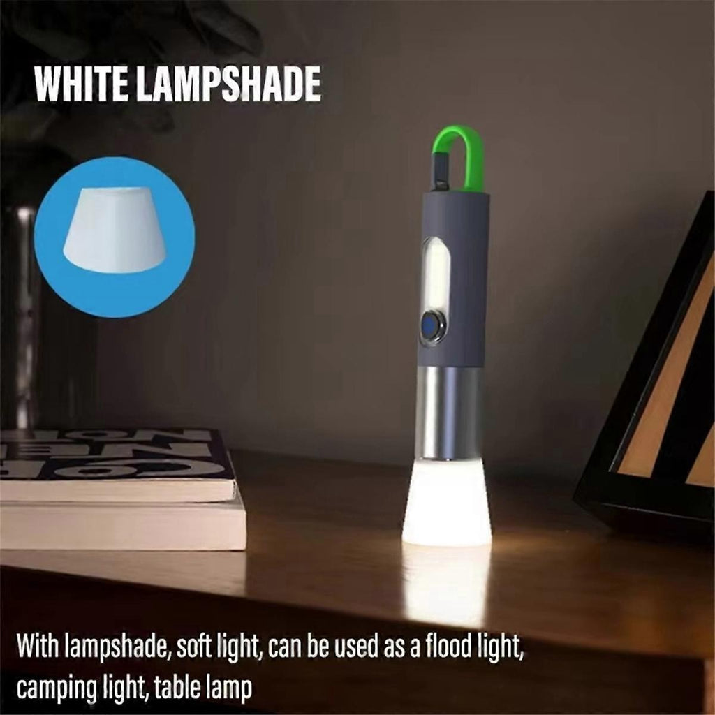 Multifunction Camping Flashlight Strong Light Torch for Cycling and Mountaineering