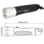 Diving Flashlight Waterproof Rechargeable Torch for Emergency Submersible Use - Yellow