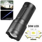 Ultra-Bright Handheld Flashlight Rechargeable Zoomable Tactical Torch