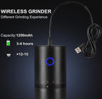 Portable Electric Coffee Grinder - Cordless Coffee Bean Mill for Travel & Camping